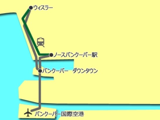 この行程のルートマップ