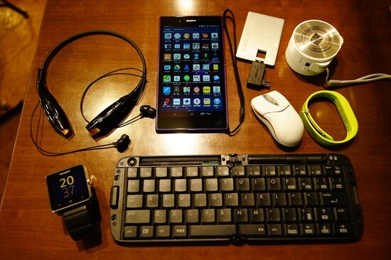 Xperia Z Ultraと7種類の周辺機器