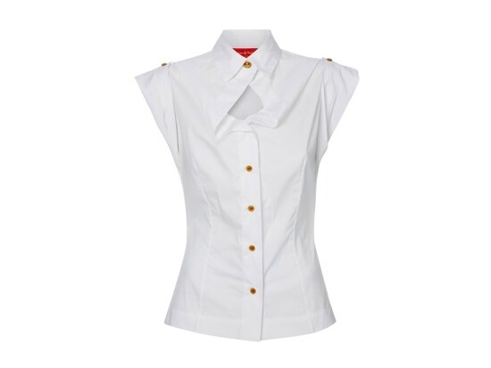 White Structured Shirt（Vivienne Westwood Red label）