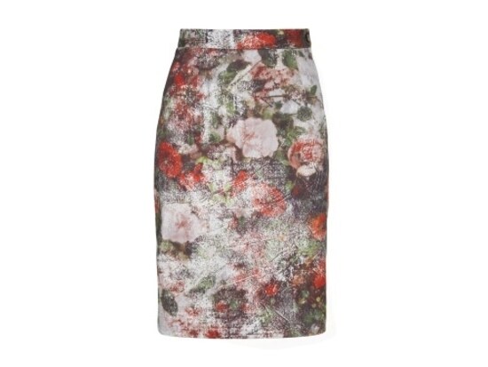 Flower Print Pencil Skirt（Vivienne Westwood Red label）