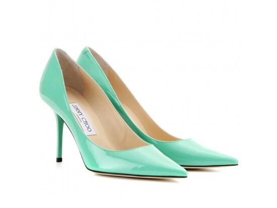 Agnes patent-leather pumpss（Jimmy Choo）