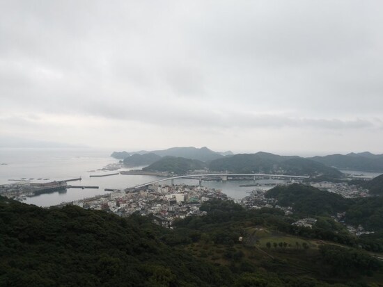 天草の海（3）／牛深・遠見山 桜木展望所からの眺め