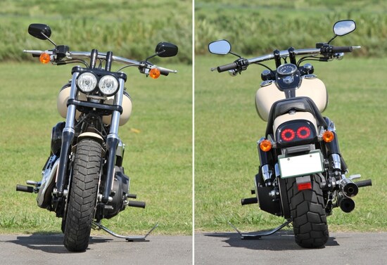 FXDF ファットボブ フロントビュー / リアビュー