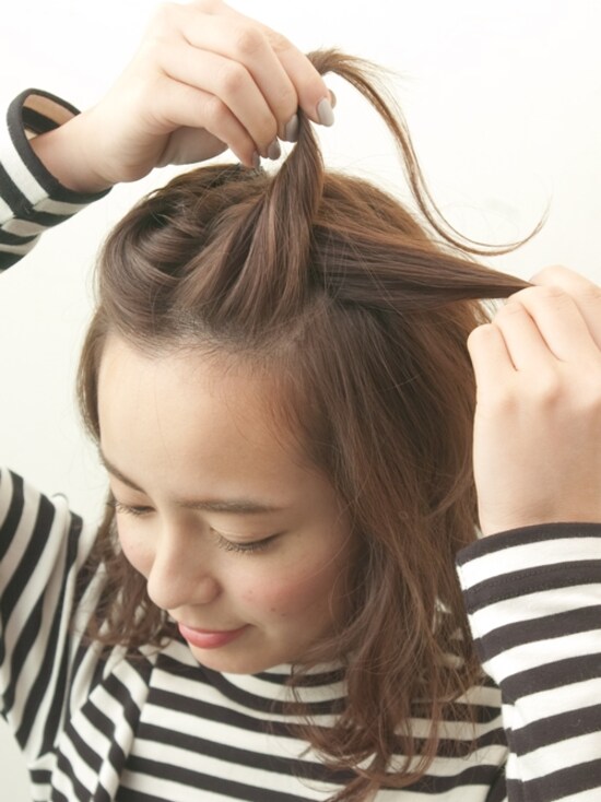 画像 10 14 前髪ツイスト編みで簡単ヘアアレンジ ヘアアレンジ 画像 10 14 前髪ツイスト編みで簡単ヘアアレンジ ヘアアレンジ