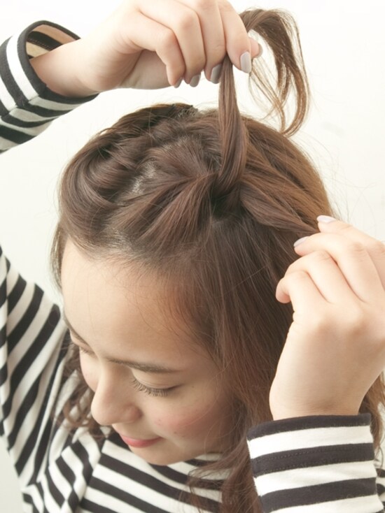 画像 11 14 前髪ツイスト編みで簡単ヘアアレンジ ヘアアレンジ All About