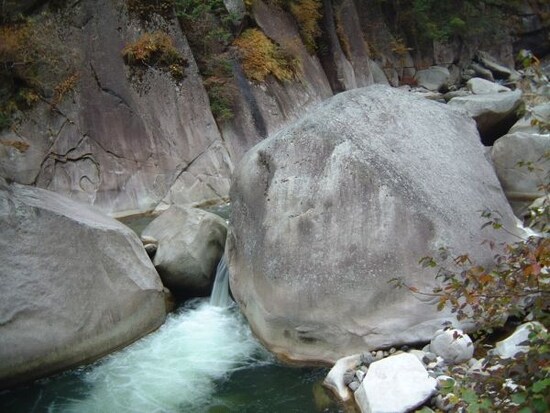 巨岩が転がる昇仙峡