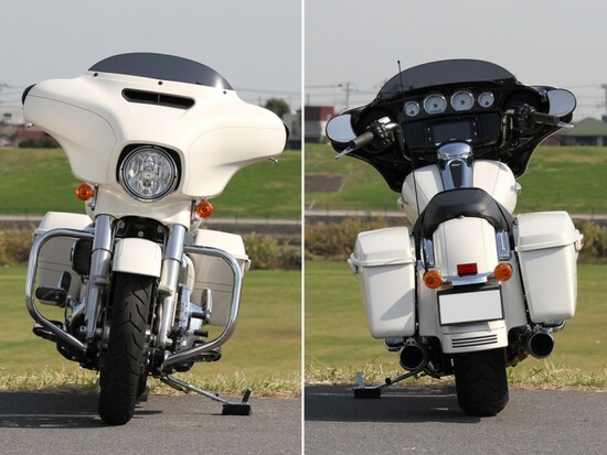 FLHXS ストリートグライド スペシャル / フロントビュー&リアビュー