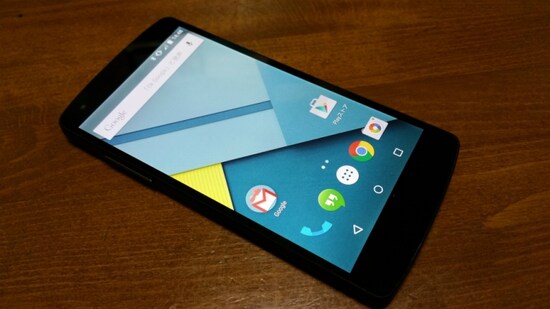 Android 5.0　開発コードLollipop（ロリポップ）ホーム画面