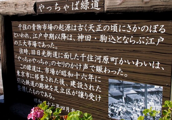 大正時代のやっちゃばの写真なども紹介されている