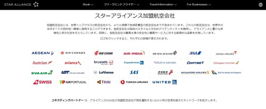 スターアライアンス,航空会社