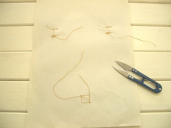 縫った後の裏側