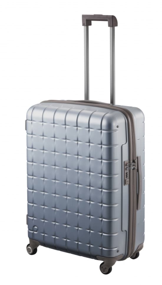 『プロテカ 360』。見た目は普通のスタイリッシュなスーツケースだ。