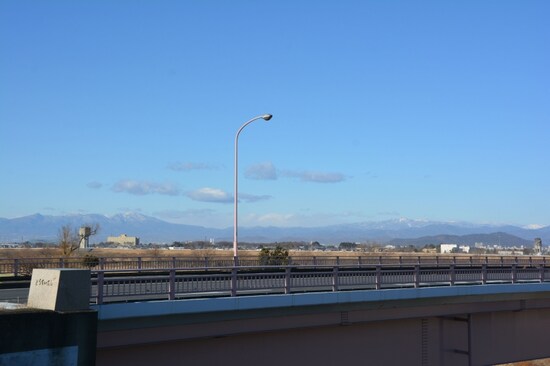 利根川に架かる刀水橋