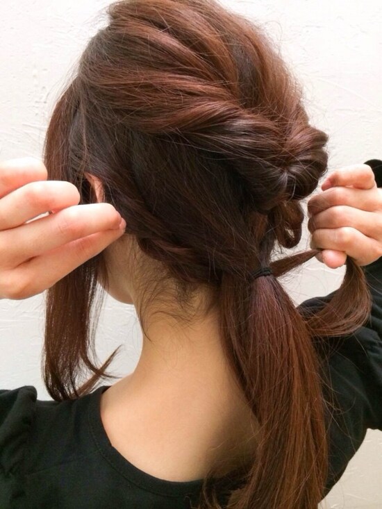 髪型 ロング 広がる