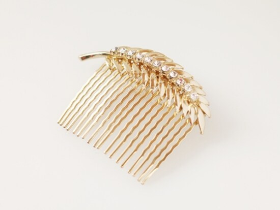 フェザーモチーフコーム