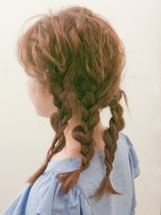 ほどけない程度にほぐす