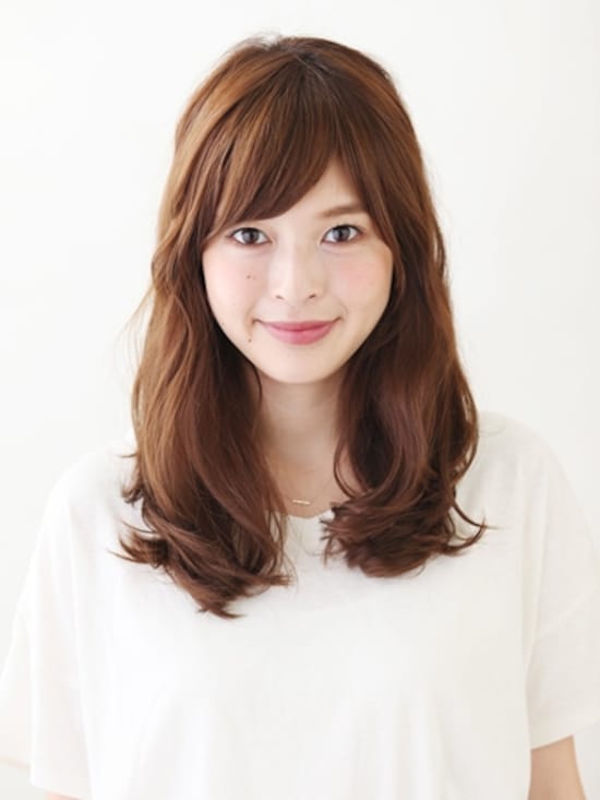 ローレイヤーロング＋小顔バング
