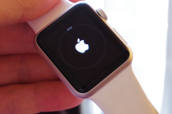 アップデート中のApple Watch