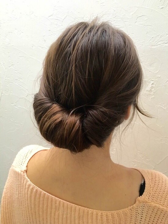 画像 9 11 やり込んだ風 毛束をしまい込むだけの超簡単まとめ髪 ヘアアレンジ All About