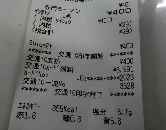 カロリーも表示されてるぞ