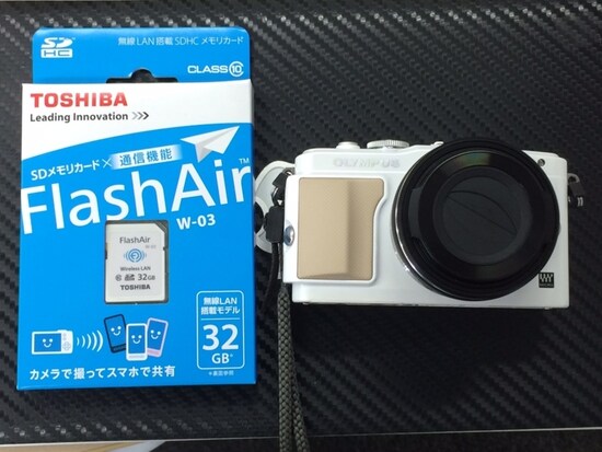 FlashAirとオリンパスPEN Light E-PL6