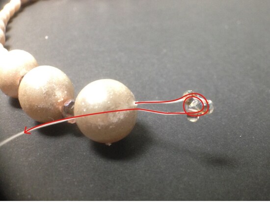 パールのマルチネックレス