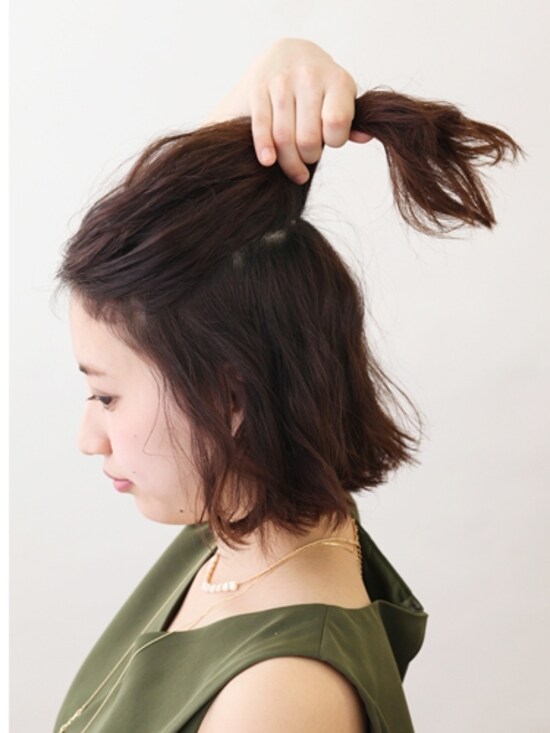 トップにはふくらみ感が残るとベター