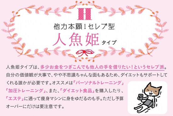 人魚姫タイプ
