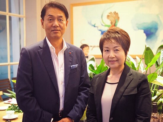 川島良彰さんと津田陽子さん