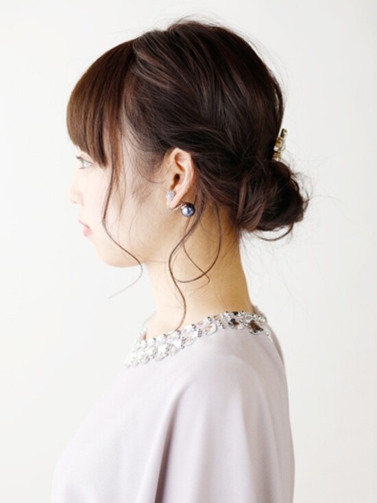 画像 3 12 ギブソンタック 三つ編みアレンジの簡単なやり方 結婚式 パーティーヘアアレンジ All About