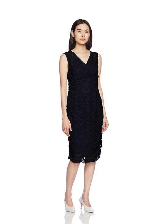 (グレースコンチネンタル)GRACE CONTINENTAL コードレースタイトワンピース 