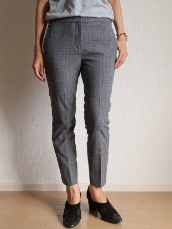 ZARA チェック柄ジョガーパンツ 4990円