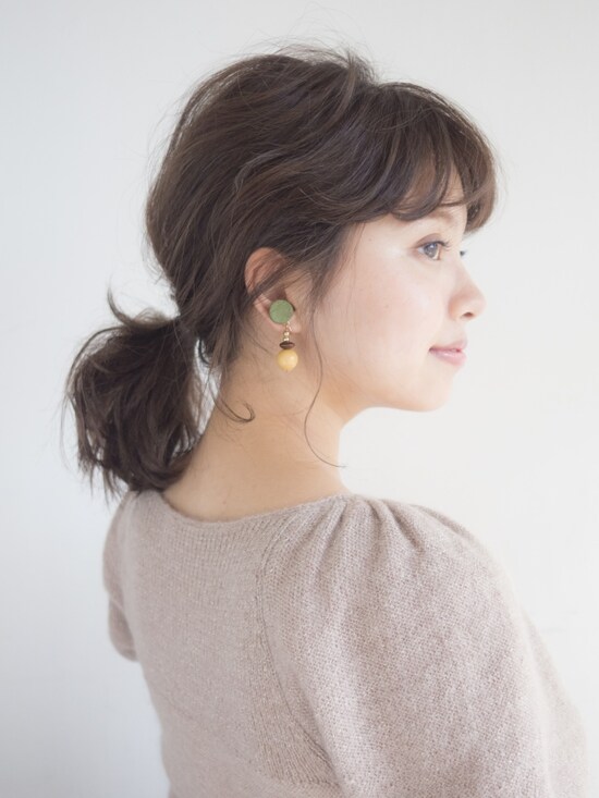 オフィスで使える簡単一つ結び（ひとつ結び）・お仕事用ポニーテール