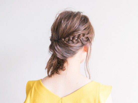 画像 16 17 伸ばしかけボブのヘアアレンジ 簡単まとめ髪ですっきり ヘアアレンジ All About
