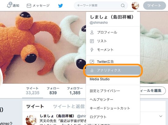 画像 5 11 Twitterのツイートアクティビティで何がわかる Twitter ツイッター の使い方 All About