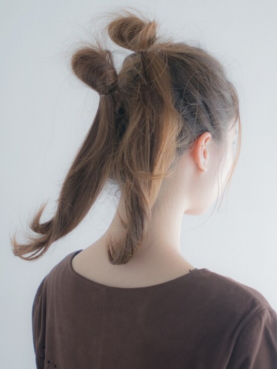 輪っかは小さめに作り、ゴムでしっかり留める