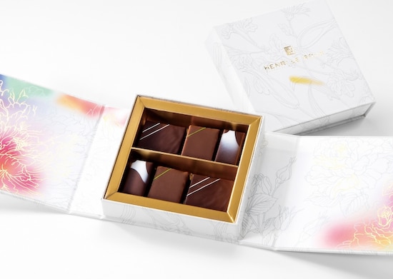 2018バレンタインチョコ「アンリ・ルルー」コフレ・フュメ 6個入 2,900円(税別)