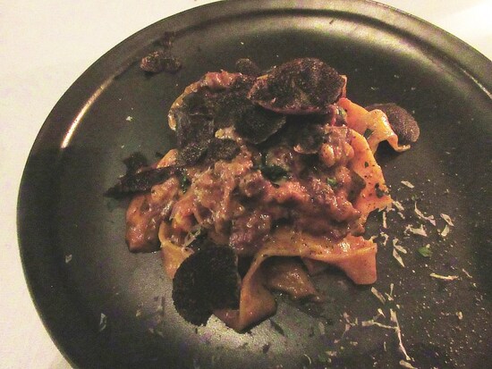 アマン東京 パッパルデレ 猪のラグーとトリュフ