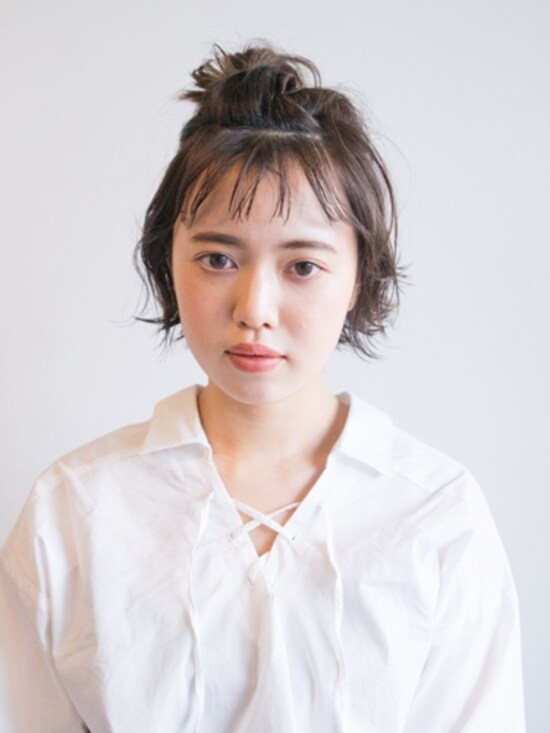 小さいお団子のヘアアレンジ・作り方