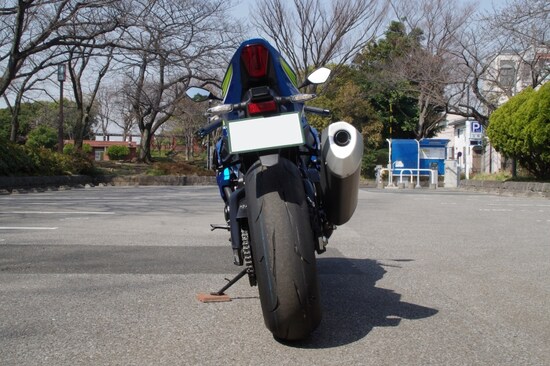 GSX-R1000R　リアアップ