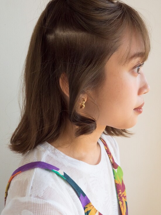 コロンと弾むようなカールができる