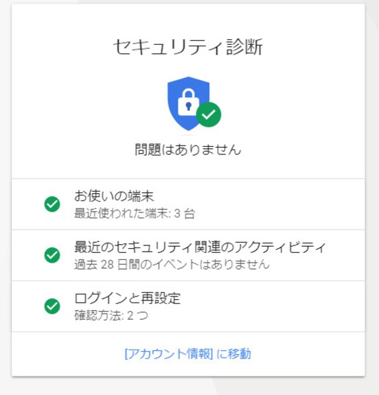 結果を確認