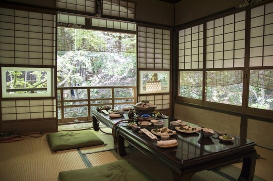 平野屋の座敷席