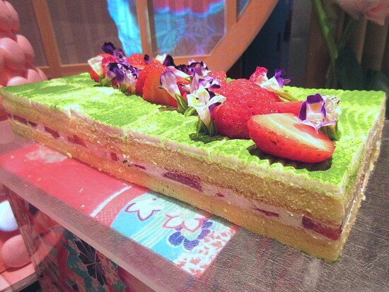 マーブルラウンジ てふてふショートケーキ