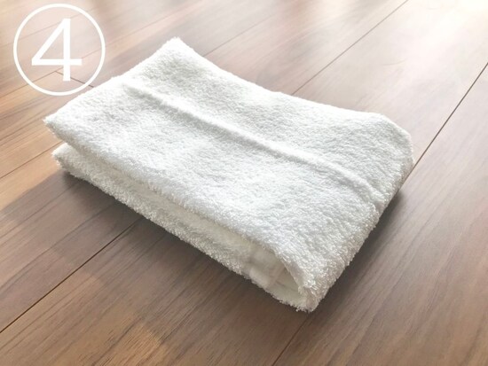 タオルのたたみ方④完成