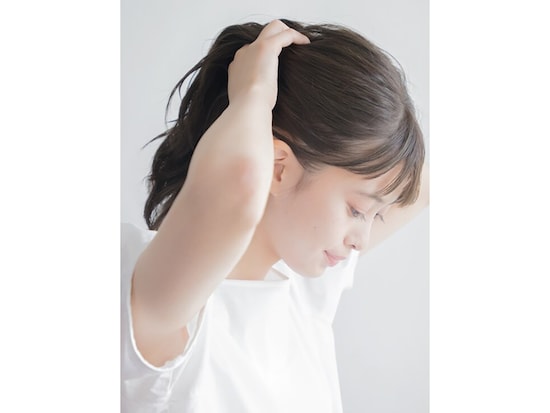 バックも根元からしっかりつける