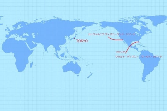 ディズニー好きなら、一度は行ってみたいアメリカのディズニー！