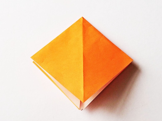 かぼちゃの折り紙の簡単な折り方｜ハロウィン折り紙