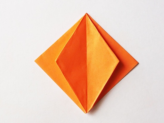 かぼちゃの折り紙の簡単な折り方｜ハロウィン折り紙