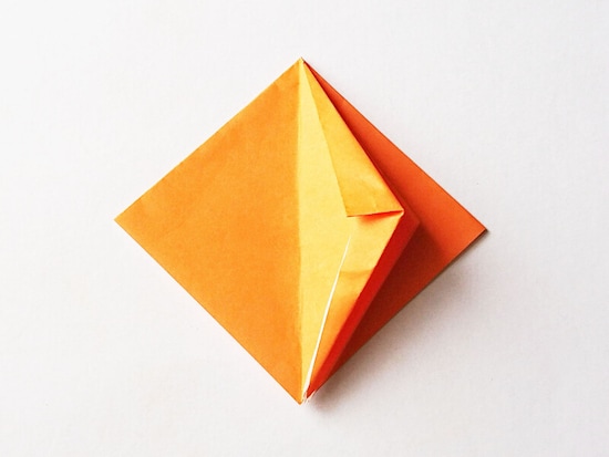 かぼちゃの折り紙の簡単な折り方｜ハロウィン折り紙